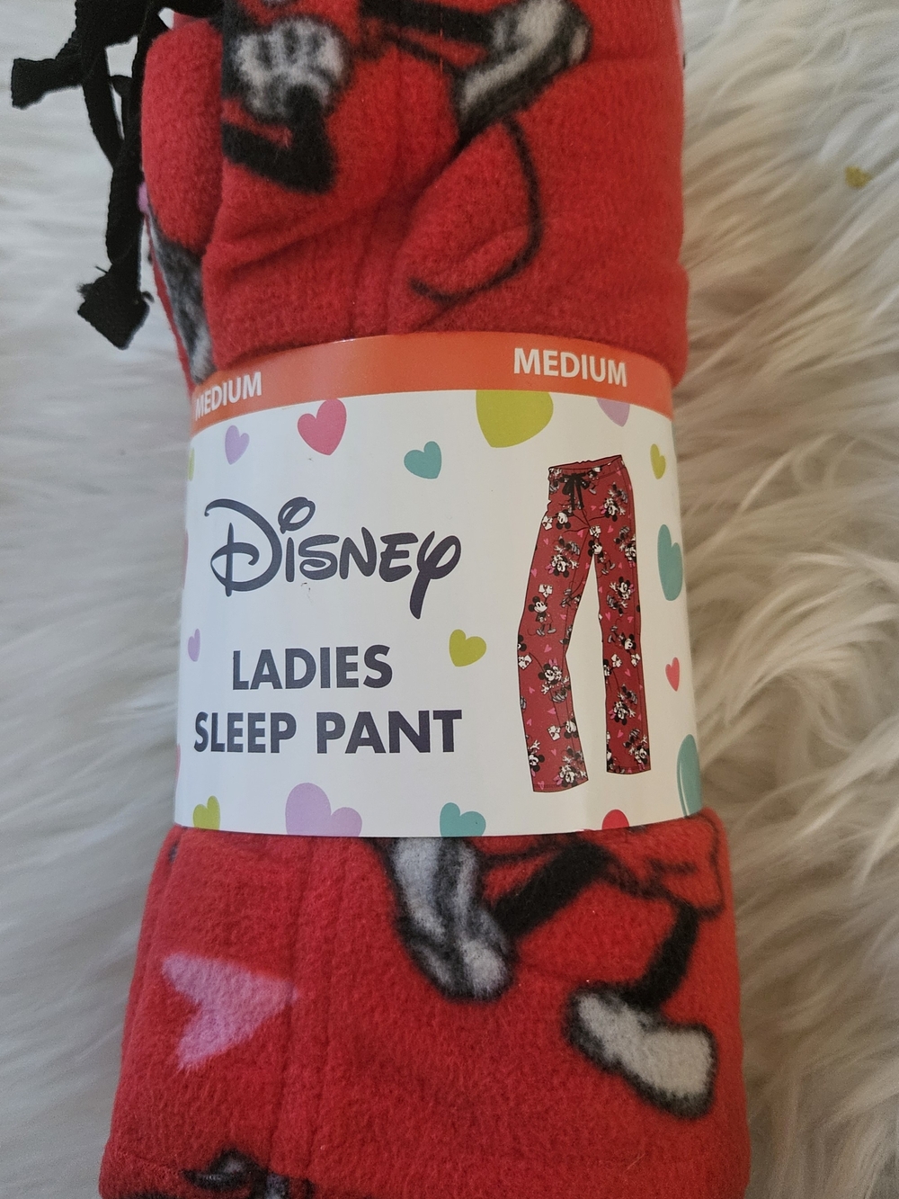 Disney Red Minnie Mouse Fleece Pajama Pants